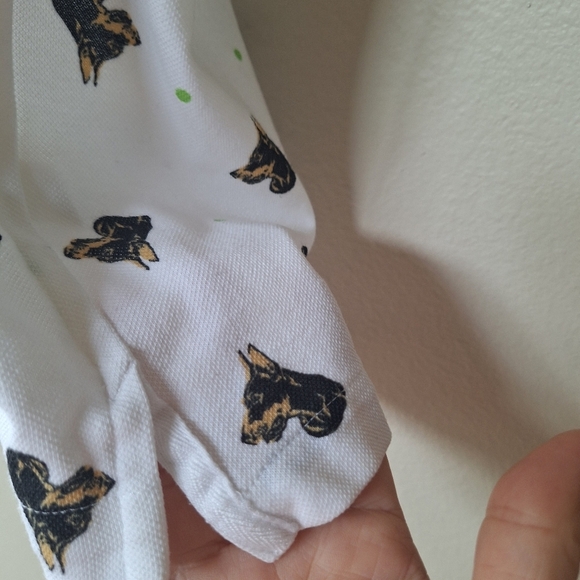 Nike Mens Slim Fit Polo All Over Doberman Print Moisture Wicking Size XXL - Picture 5 of 9